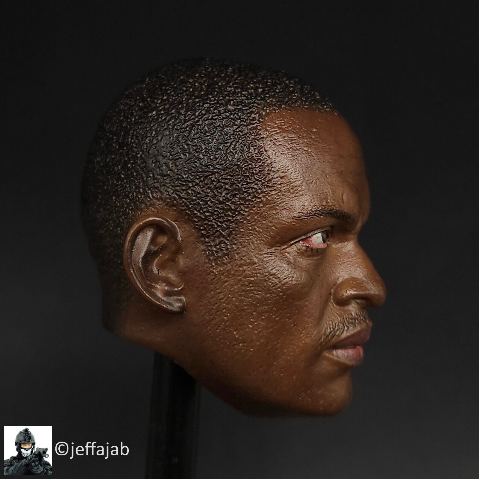 1:6 Soldier Story The Division 2 Agent Caleb Dunne Male Head Sculpt