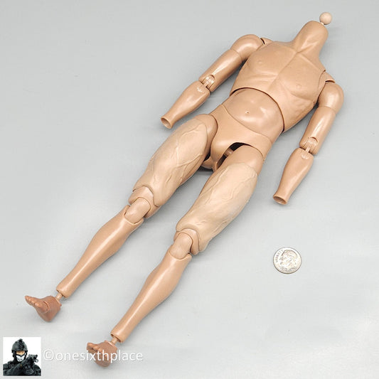 1:6 scale Soldier Story S2.5 Male Body w/  Thigh Add Ons 12" Figure