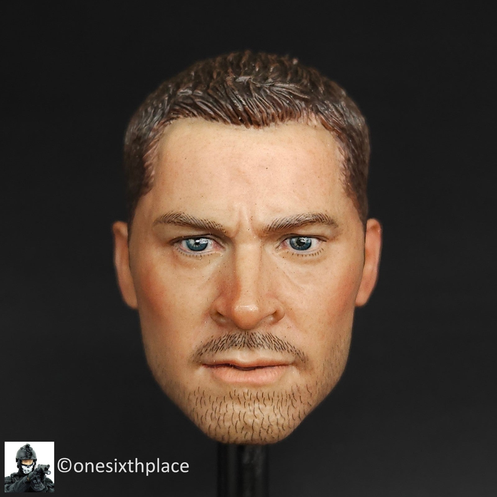 1:6 scale Soldier Story Marine Raiders Male Head Sculpt for 12" Figures