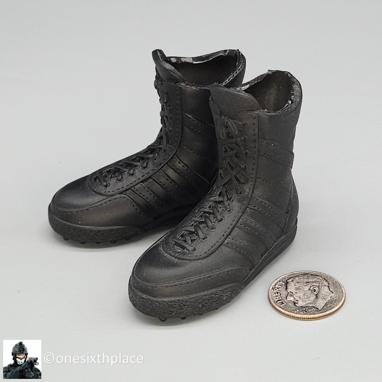 1:6 scale BBI SWAT Team Barret Adidas Tactical Boots for 12" Figures