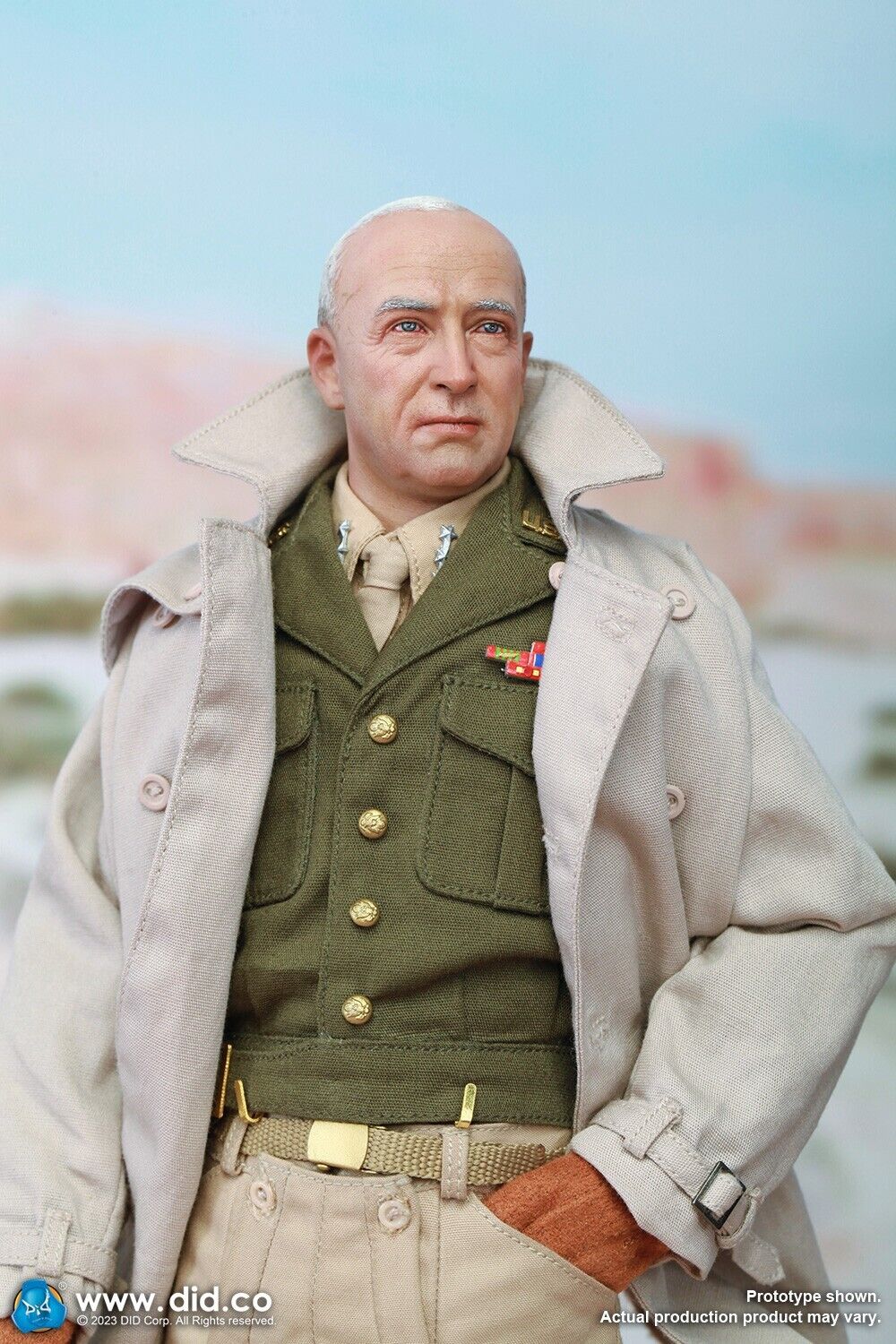 1:6 scale DiD WWII General of US Army George Smith Patton Jr. 12" Figure A80164