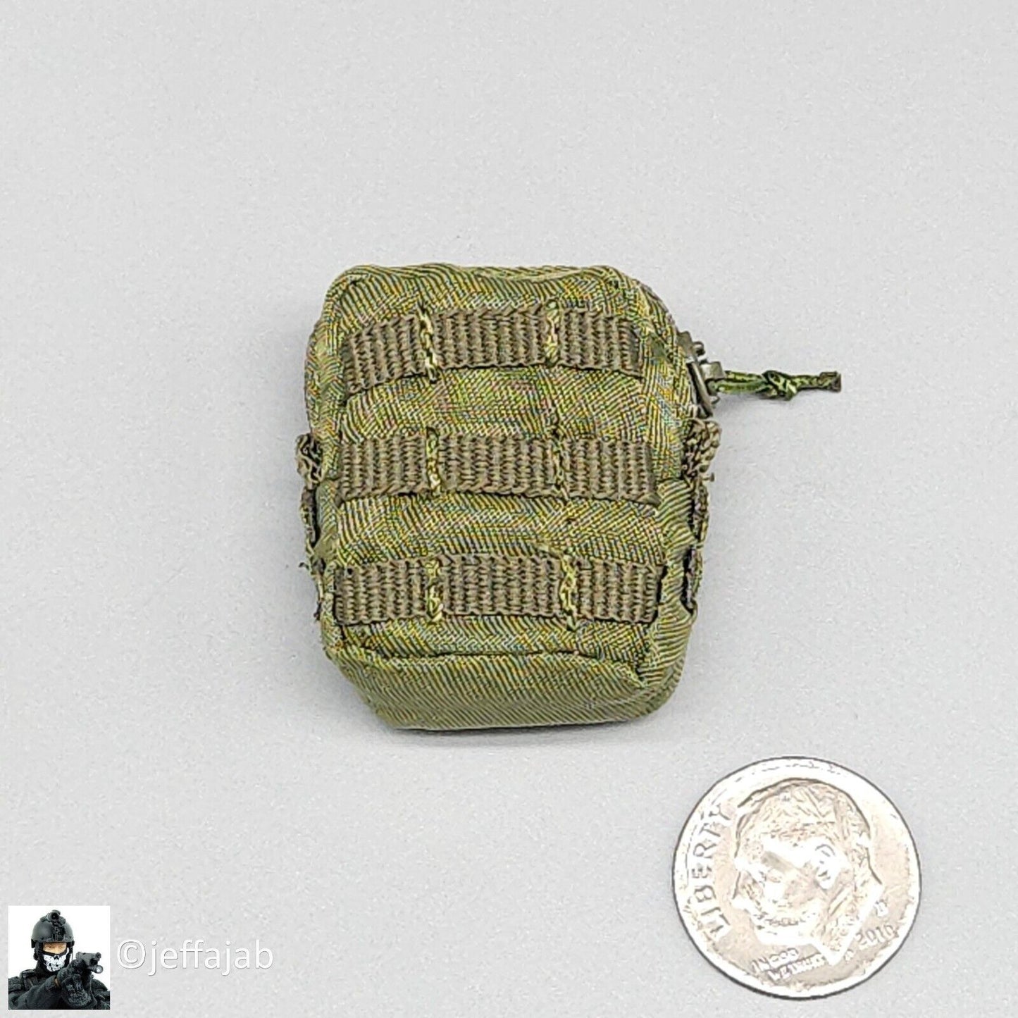1:6 Soldier Story The Division 2 Agent Caleb Dunne Green MOLLE Utility Pouch x1