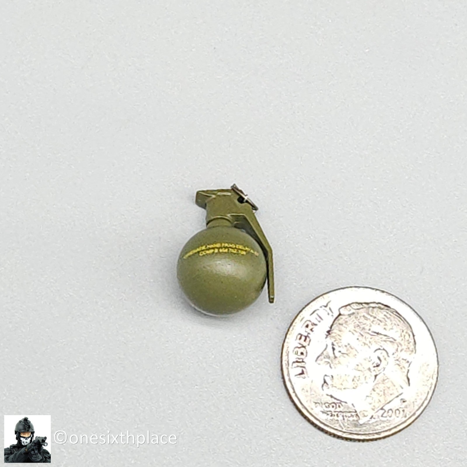 1:6 Easy & Simple Coalition Forces Sniper M67 Frag Grenade 12" Figures 26065SC