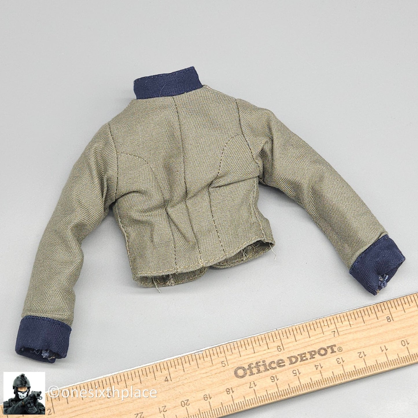 1:6 scale Sideshow Civil War 29th Alabama Depot Shell Jacket for 12" Figures