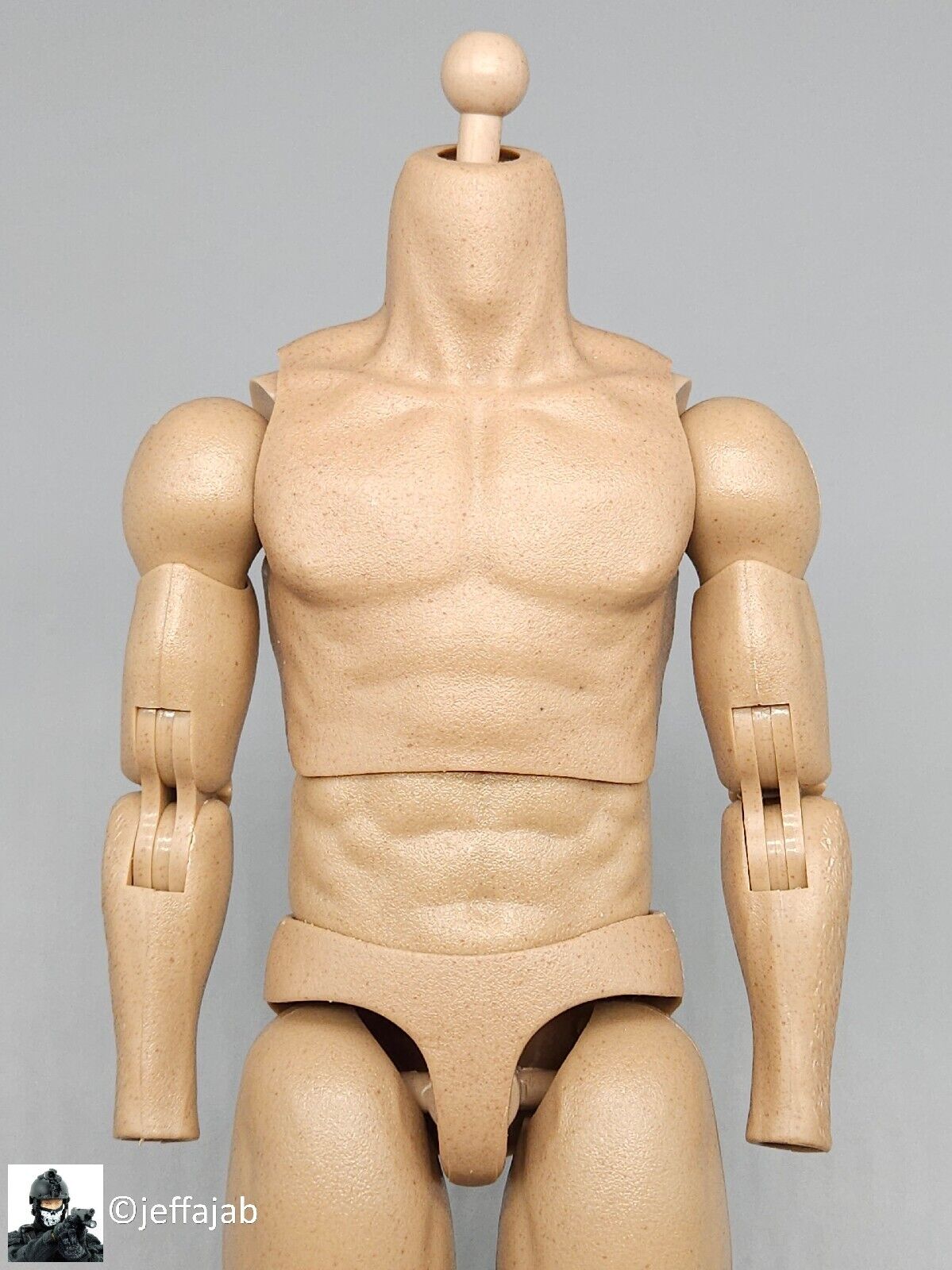 1:6 Easy & Simple Mk3Mod1 Male Nude Body w/ Feet for 12" Figures