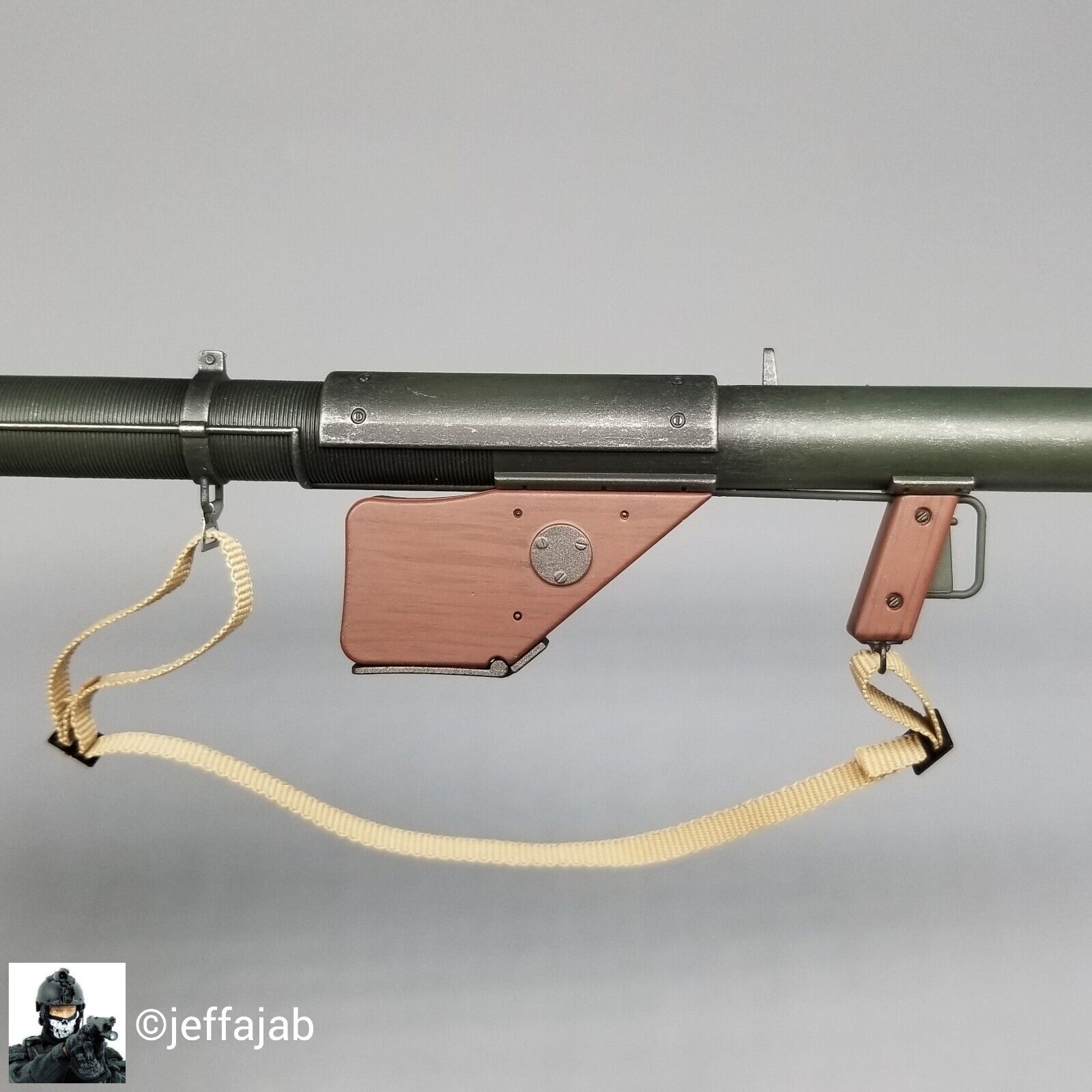1:6 Facepool WWII US 101st Airborne Private M1 Bazooka 12" GI Joe Dragon