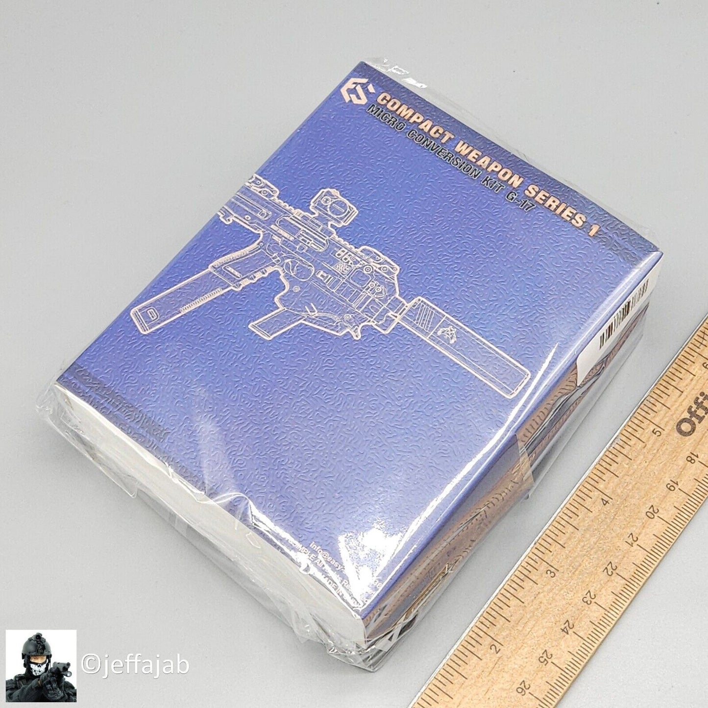 1:6 scale Easy & Simple Compact Weapons #1 - Micro Conversion Set A Black PDW