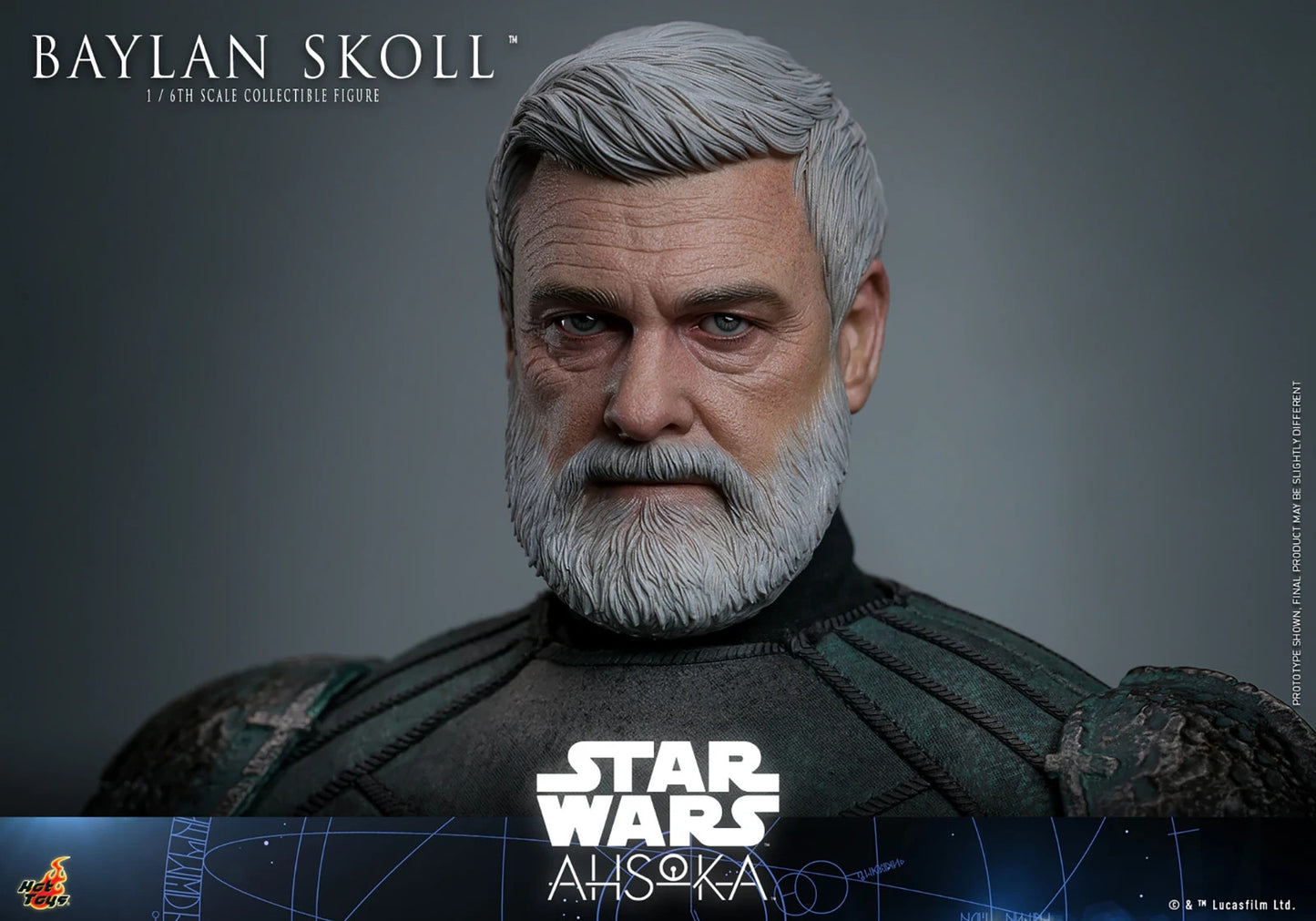 1:6 scale Hot Toys Star Wars Ahsoka Baylan Skoll 12" Action Figure TMS125