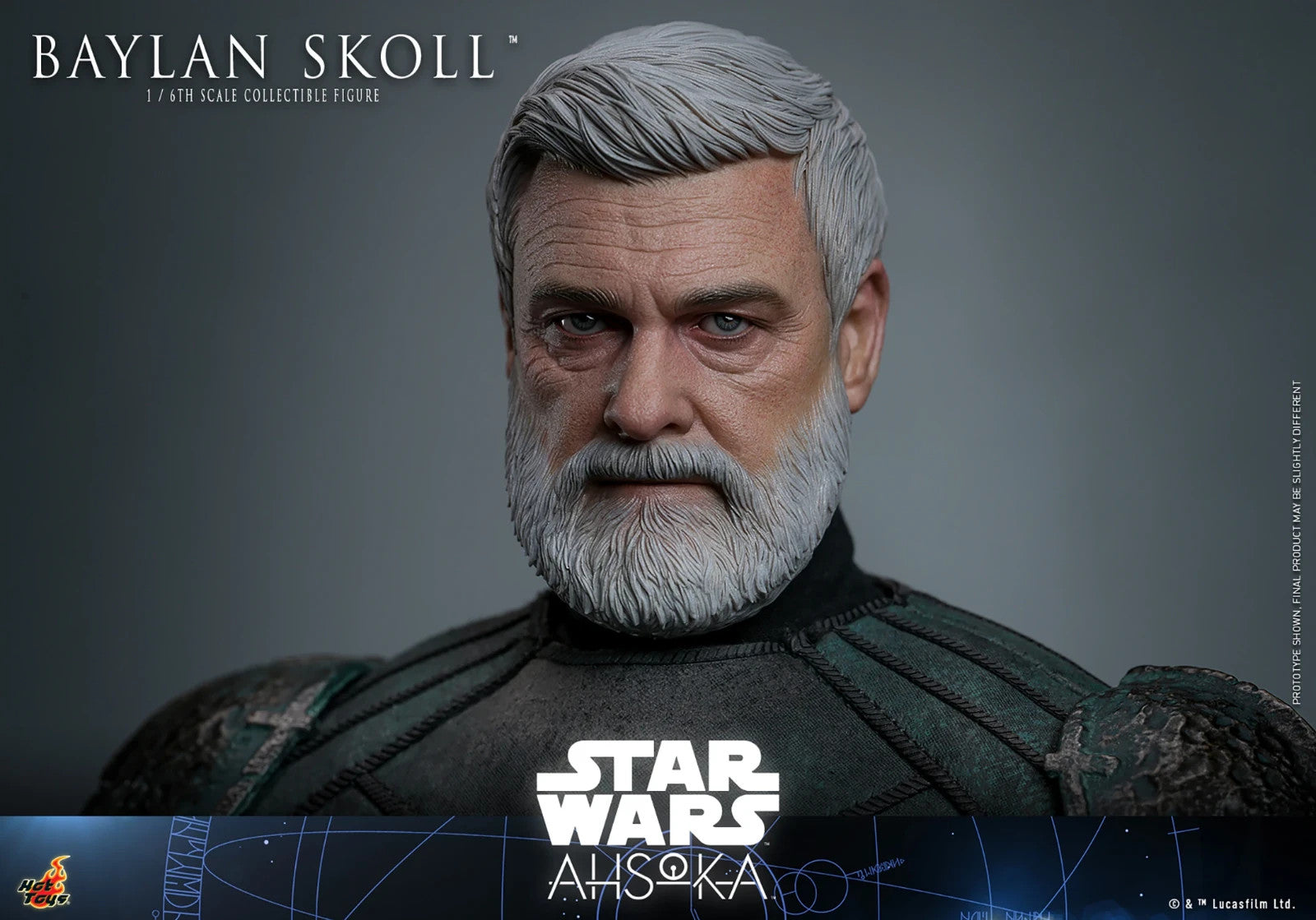 1:6 scale Hot Toys Star Wars Ahsoka Baylan Skoll 12" Action Figure TMS125