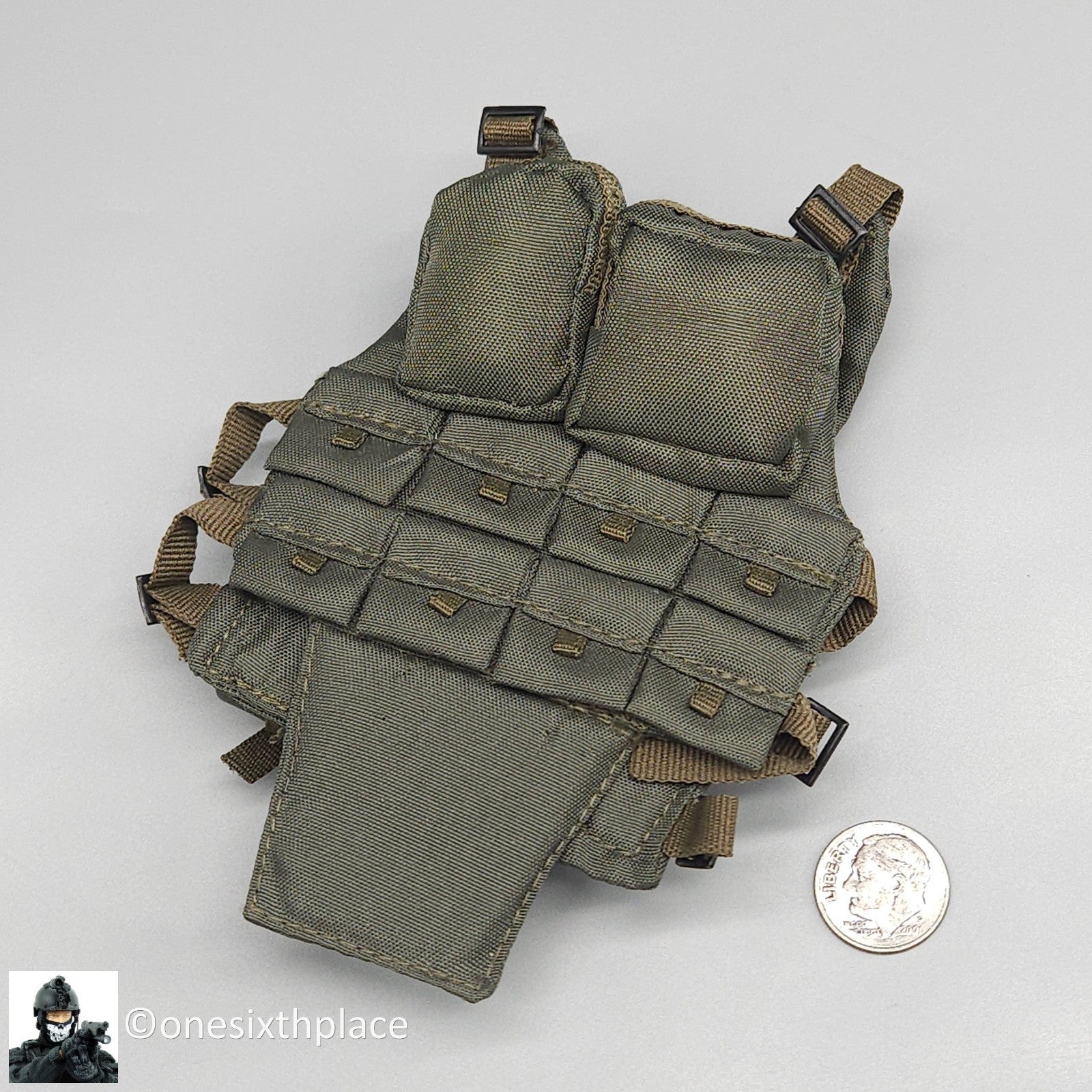 1:6 scale BBI USMC Force Recon CQBE Assault Vest for 12" Figures