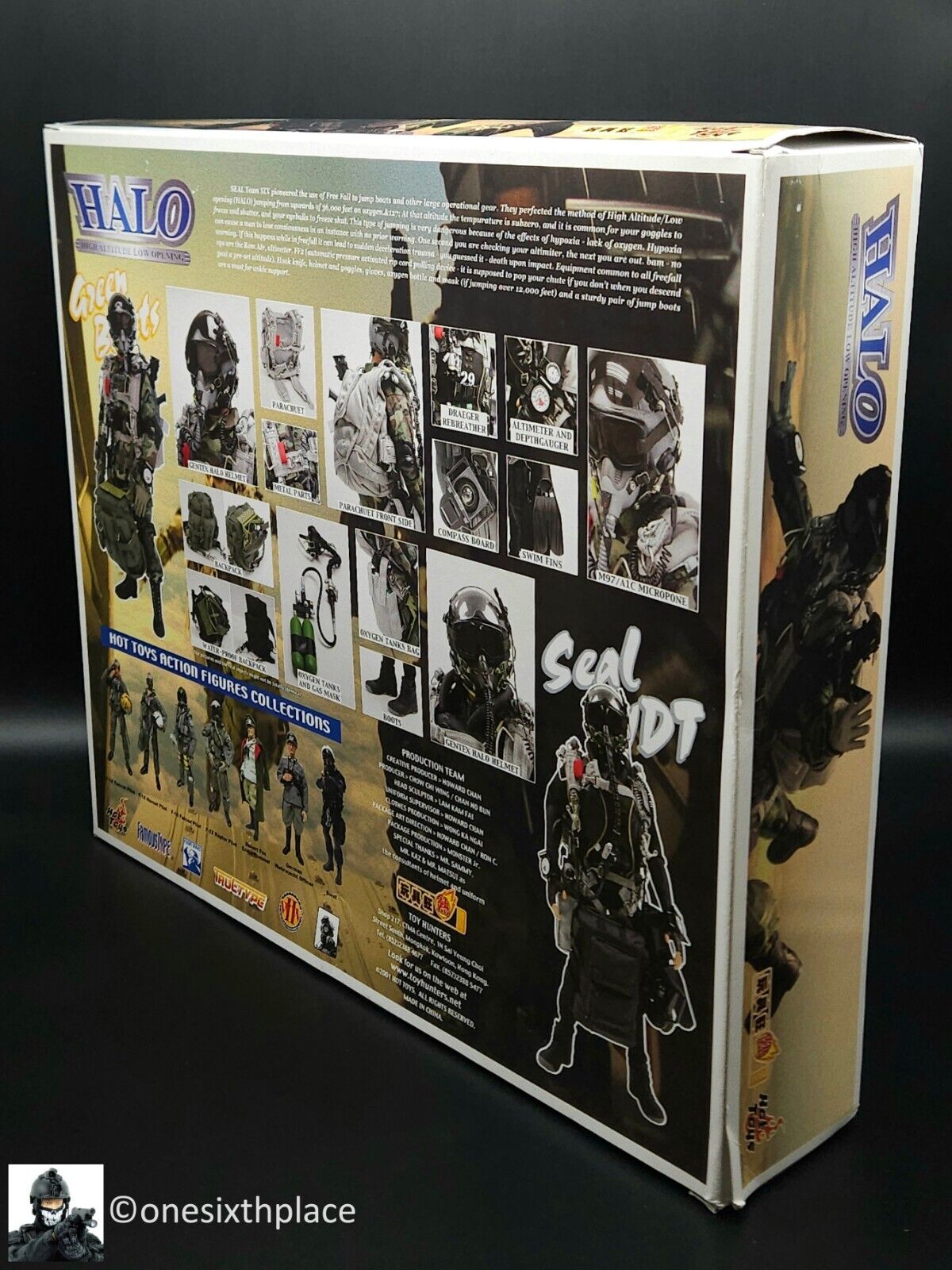 1:6 scale Hot Toys HALO Team US Navy SEAL UDT 12" Figure