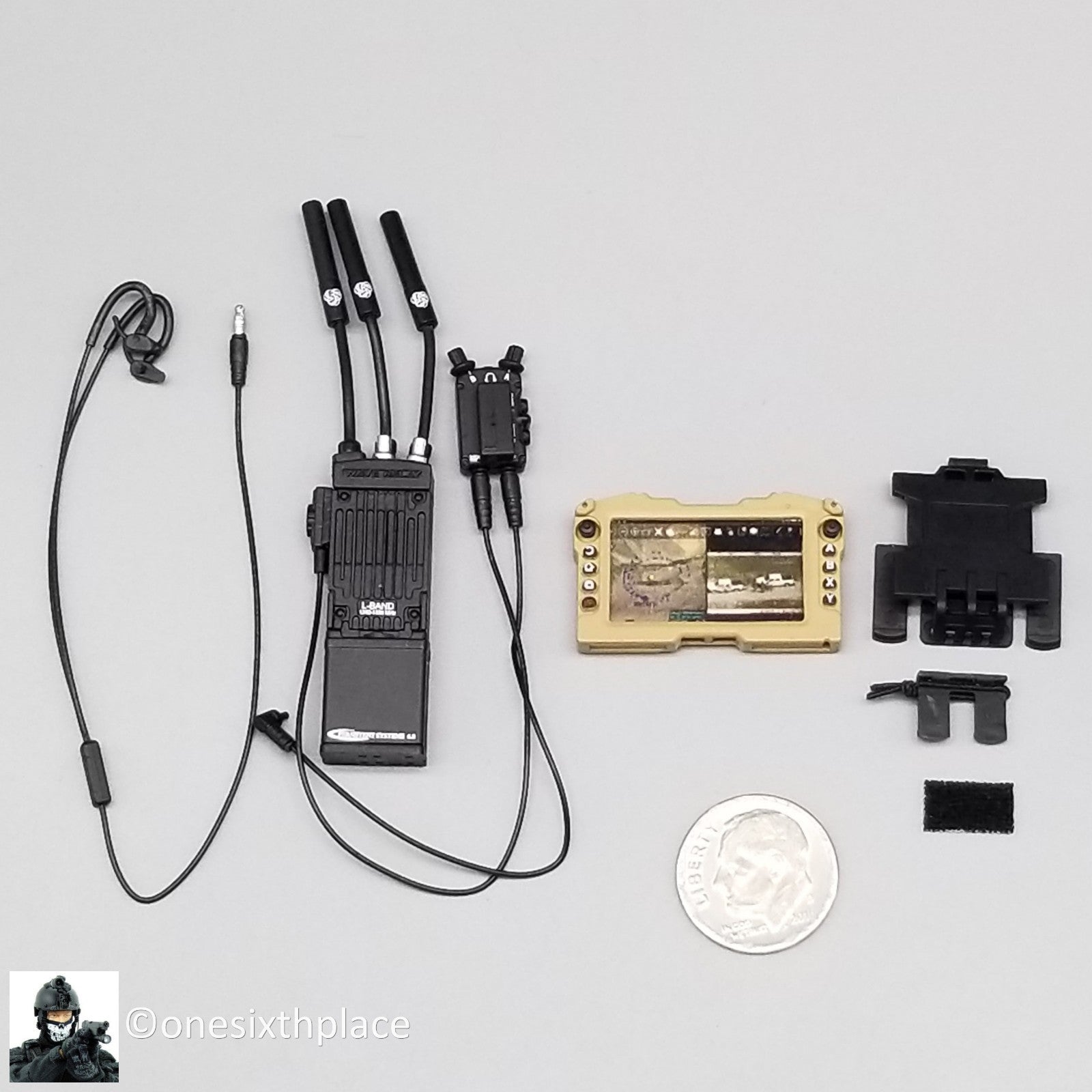 1:6 Easy & Simple NSWDG Infiltration Team Radio w/ Tactical Phone for 12" Figure