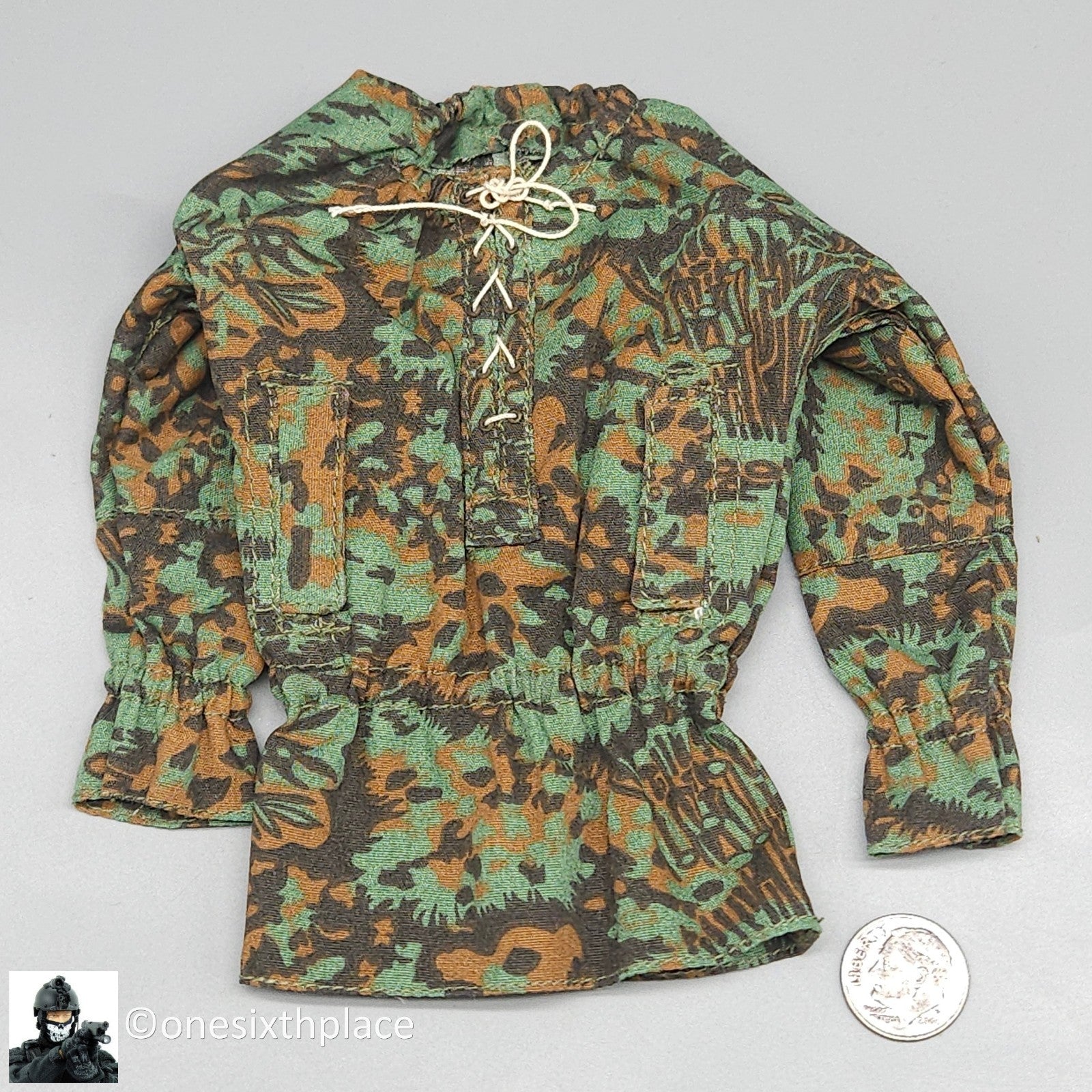 1:6 scale Dragon WWII German Elite Officer Palm Leaf Camo Smock #1 12" Figures