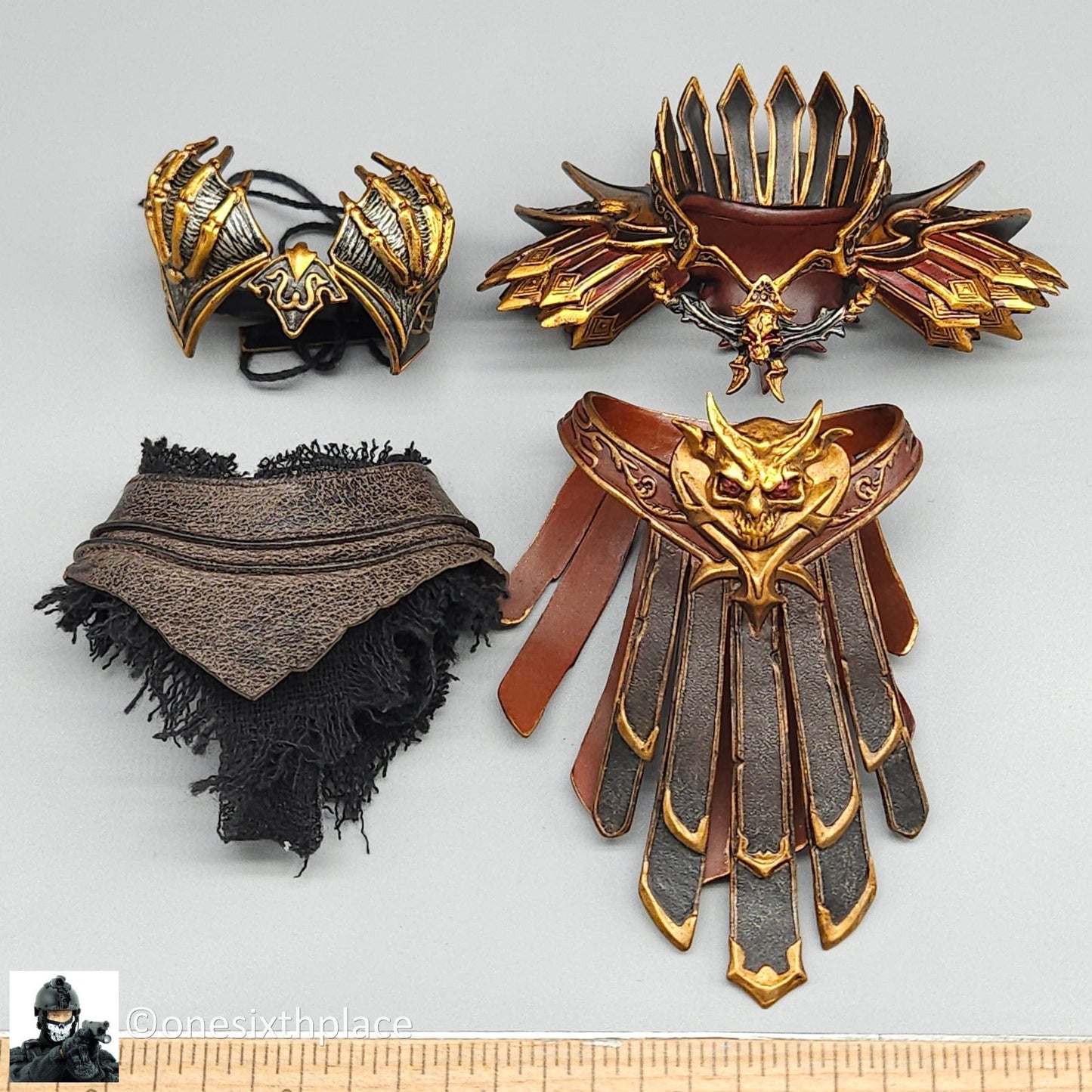 1:6 TBLeague PL2022-202A Hell’s Messenger Golden Female Armor Set for 12" Figure
