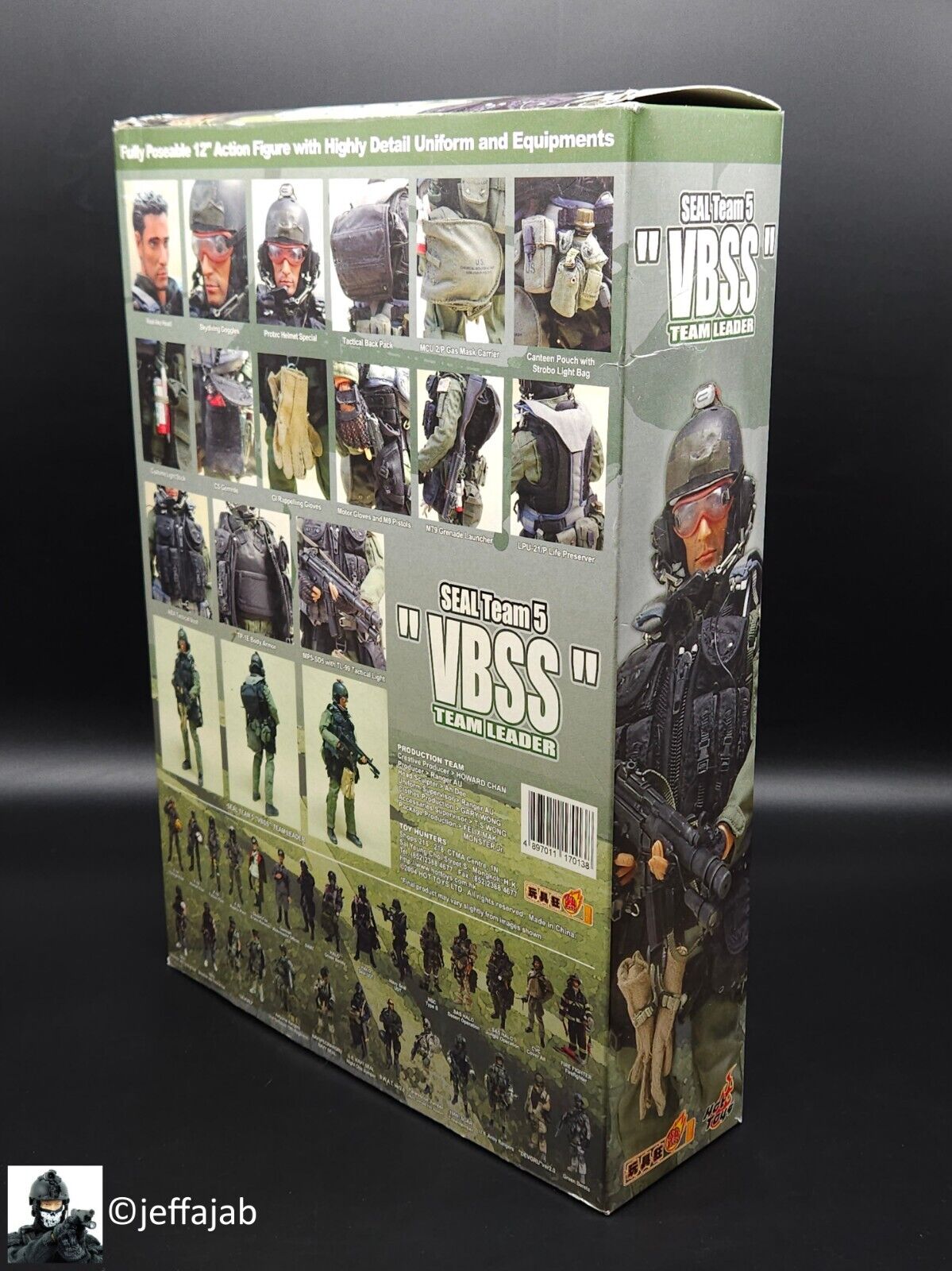 1:6 scale Hot Toys SEAL Team 5 VBSS Team Leader 12" Action Figure