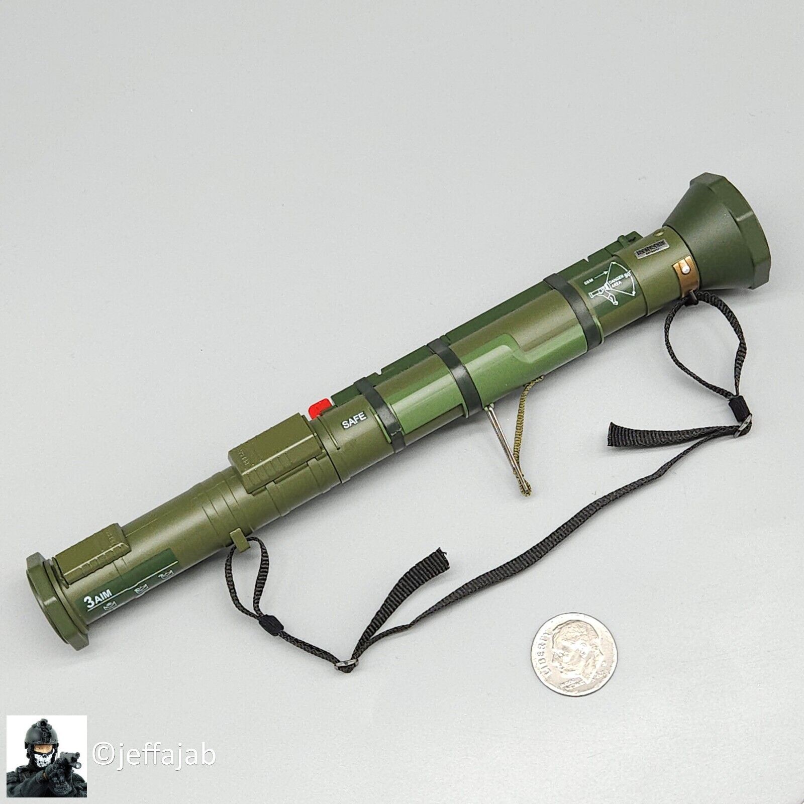 1:6 scale DamToys 75th Ranger Regiment Airborne M136 AT4 Anti-Tank Weapon