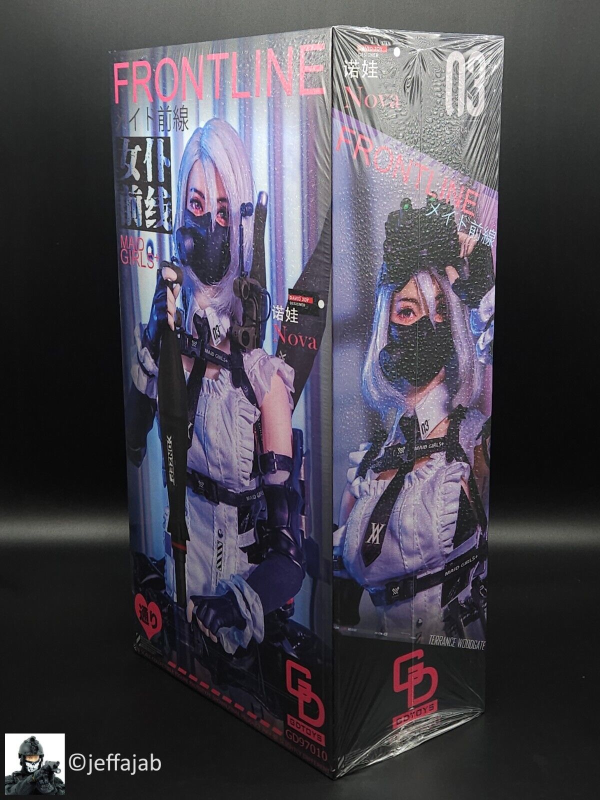 1:6 scale GD TOYS Frontline Maid Girls 3 Nova 12" Female Figure GD-97010