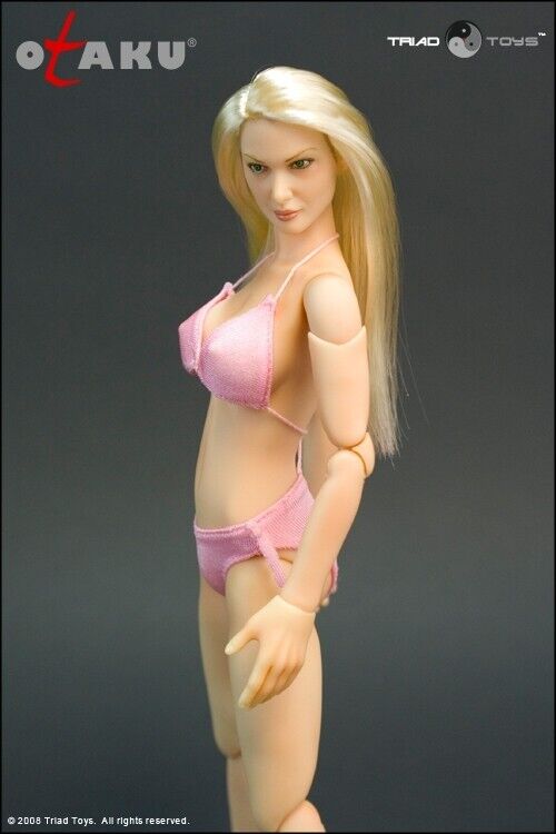 1:6 Triad Toys Otaku 1.0 Female Pink Bikini Top & Bottom for 12" Figures