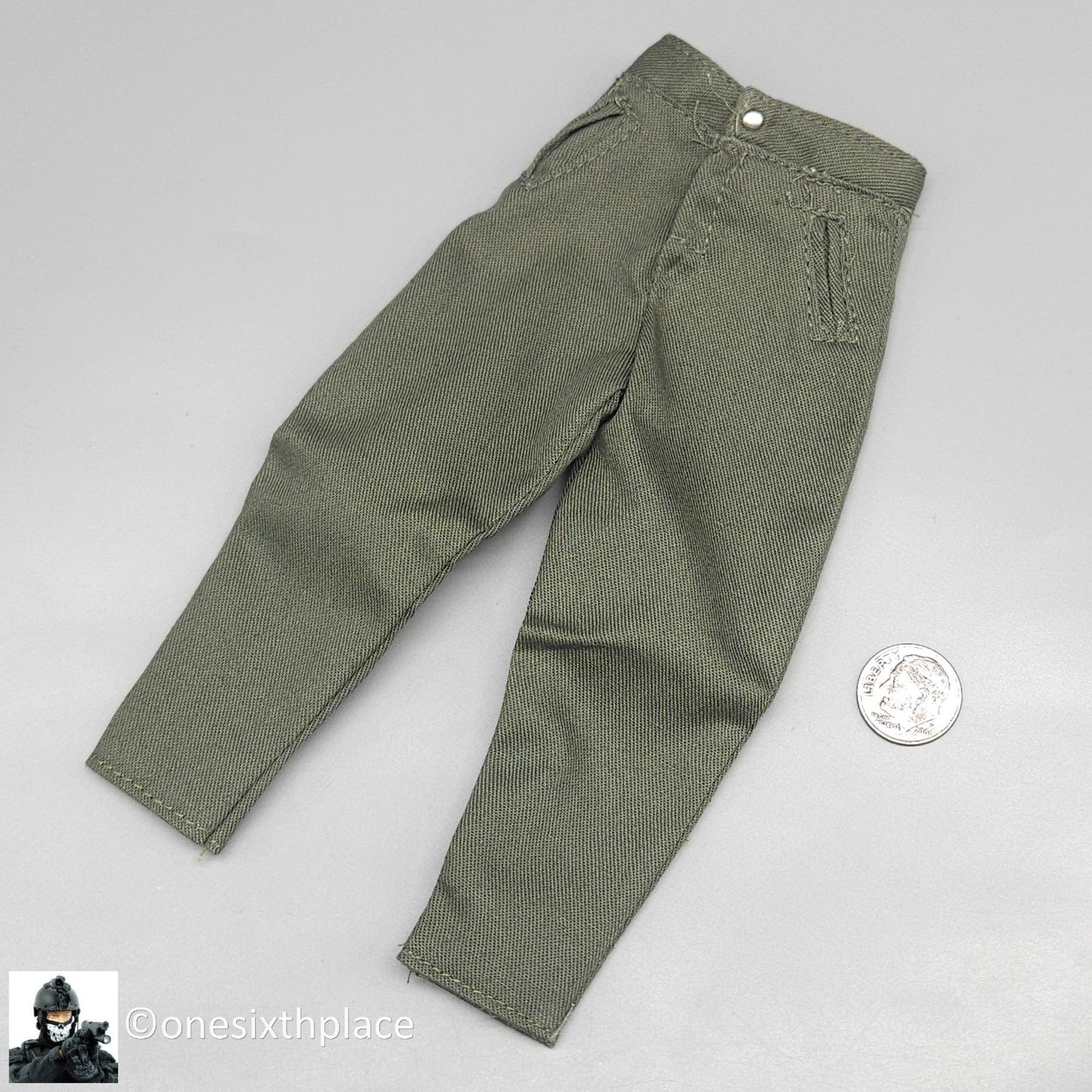 1:6 scale Dragon WWII German Elite Officer Gray Pants for 12" Figures