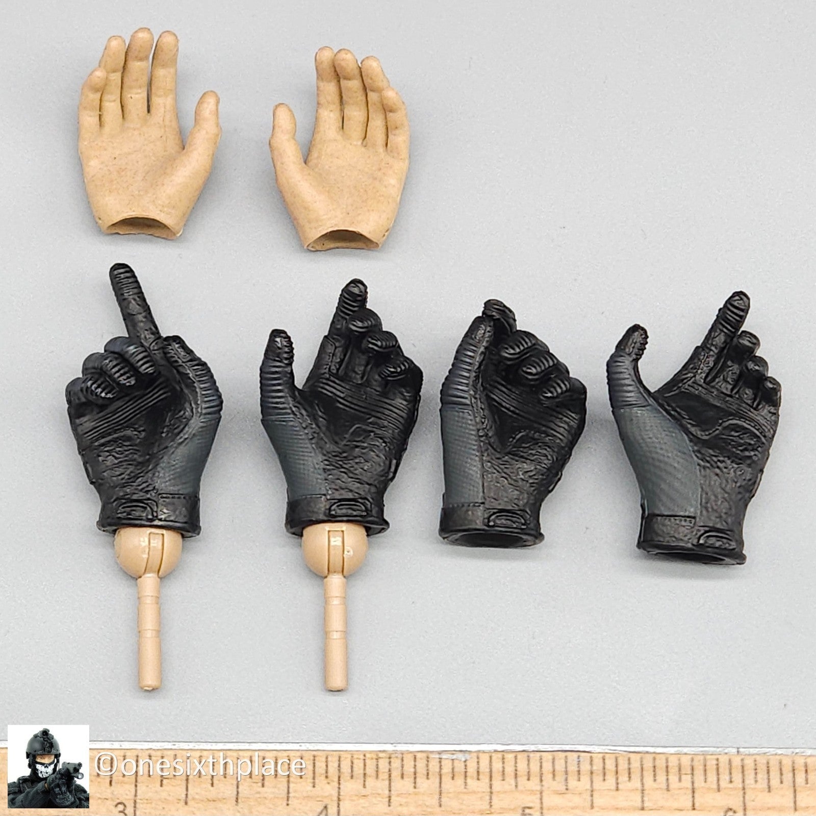 1:6 Easy & Simple HRT Minuteman ShotShow 2025 Gloved Hands Set for 12" Figures