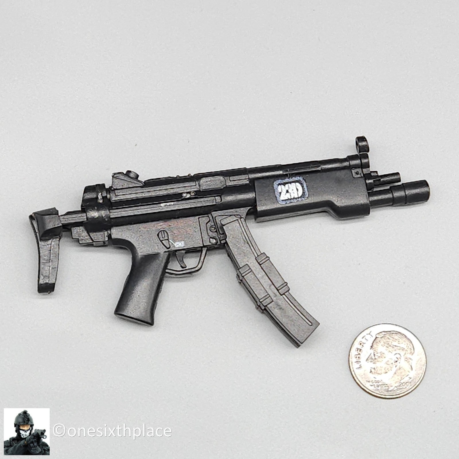 1:6 scale Pattiz Toys SWAT MP5 Submachine Gun for 12" Figures