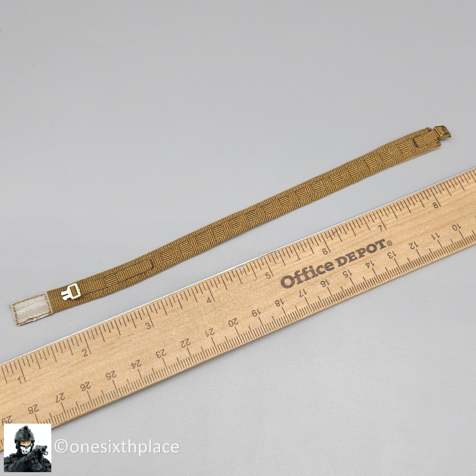 1:6 DamToys 31st MEU Force Reconnaissance Platoon Tan MOLLE Belt for 12" Figures