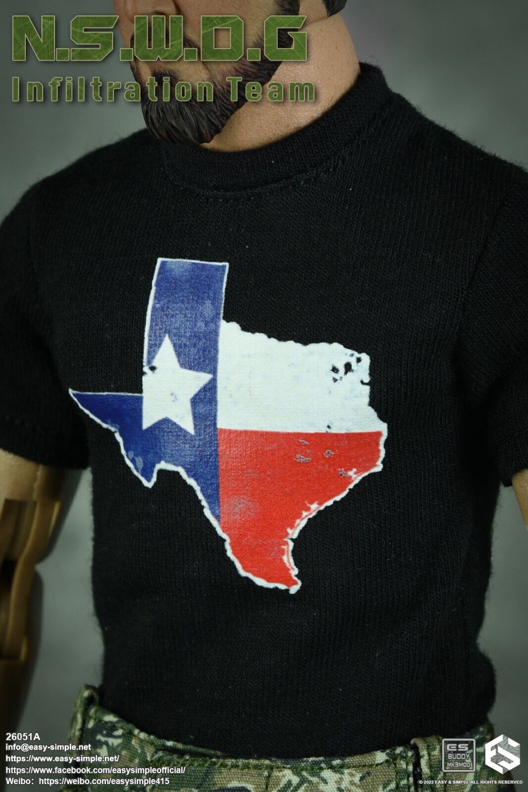 1:6 scale Easy & Simple N.S.W.D.G Infiltration Team Version A 12" Figure 26051A