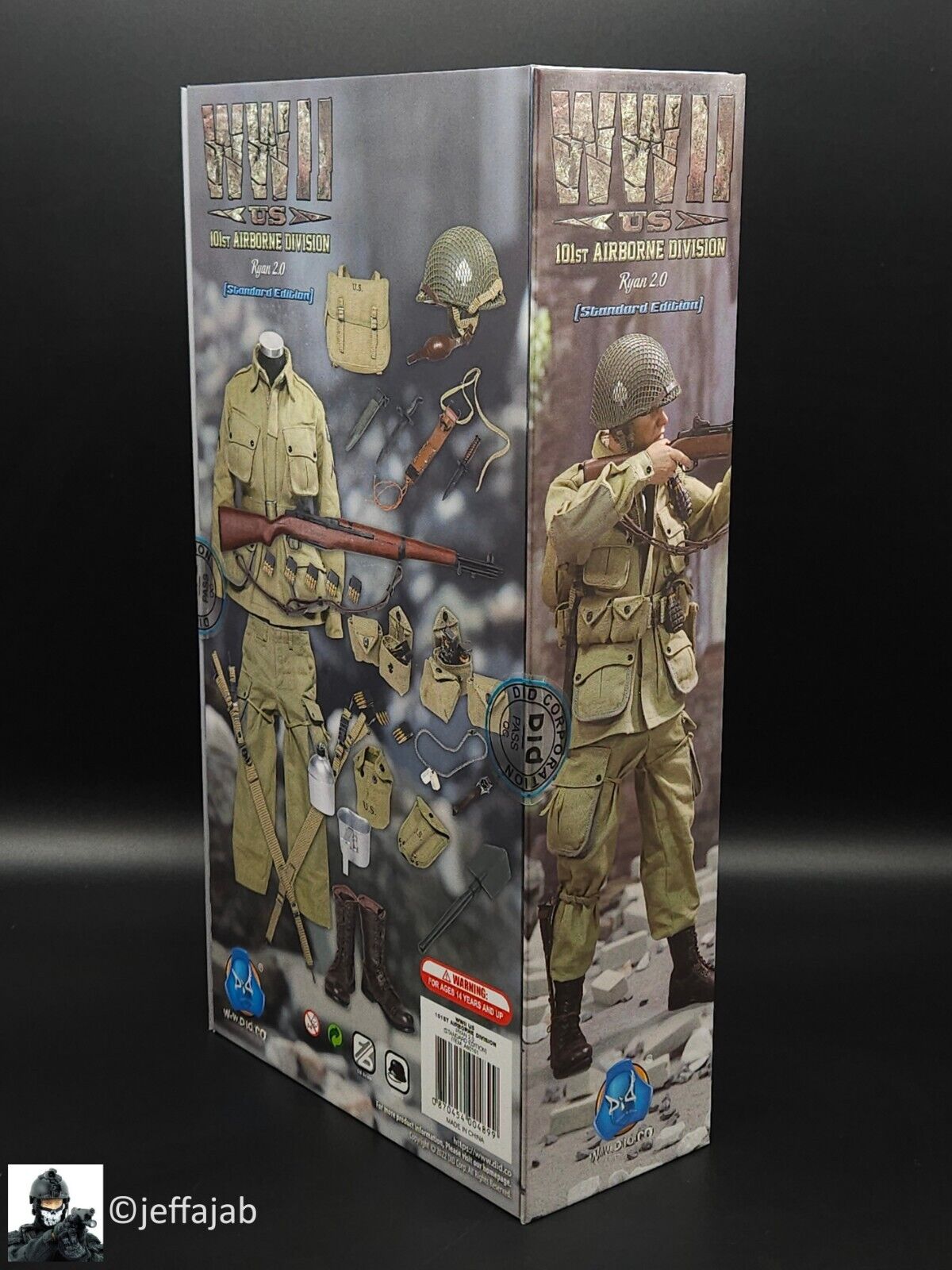 1:6 Scale DiD WWII US 101st Airborne Division Ryan 2.0 Standard Edition A80161