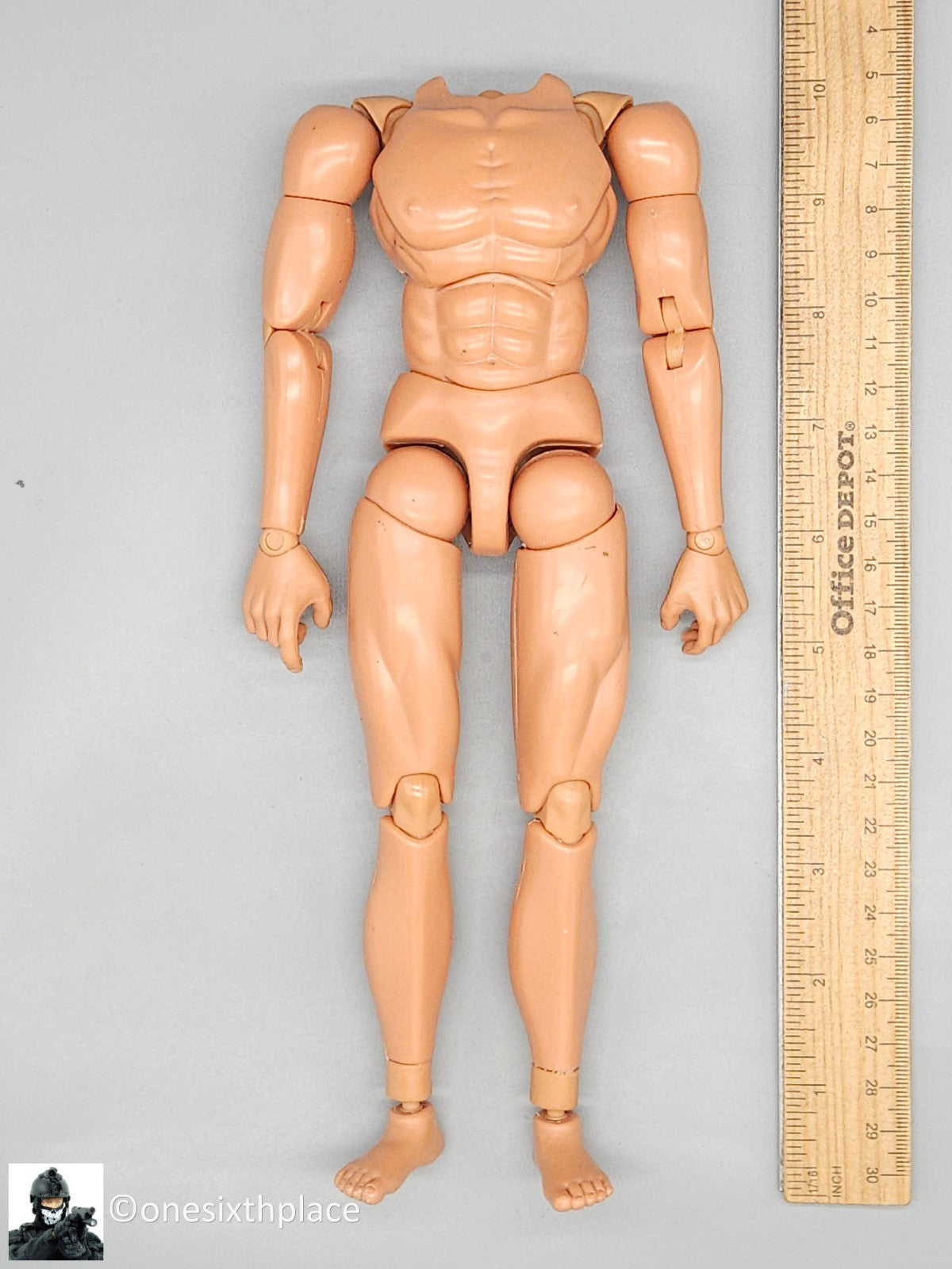 1:6 BBI G3.5 Male Nude Body w/ Hands & Feet for 12" Figures