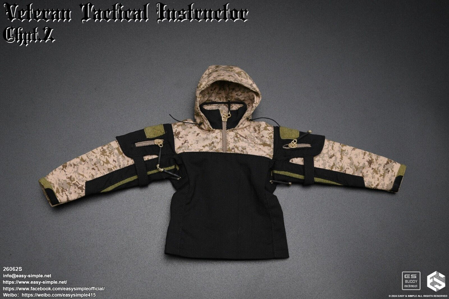 1:6 Easy & Simple Veteran Tactical Instructor Chapter II DG Gryphon Jacket