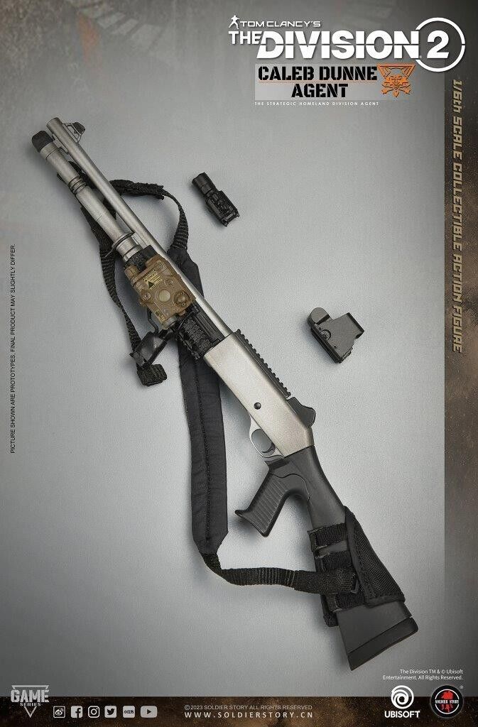 1:6 Soldier Story The Division 2 Agent Caleb Dunne Super 90 Shotgun Set