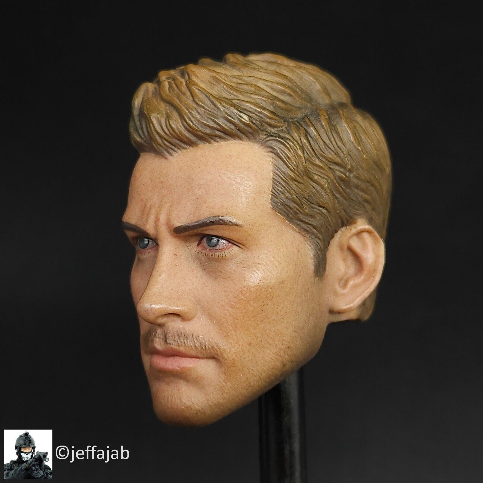 1:6 scale Hot Toys TrueType Jake Gyllenhaal Male Head Sculpt 12" Figures