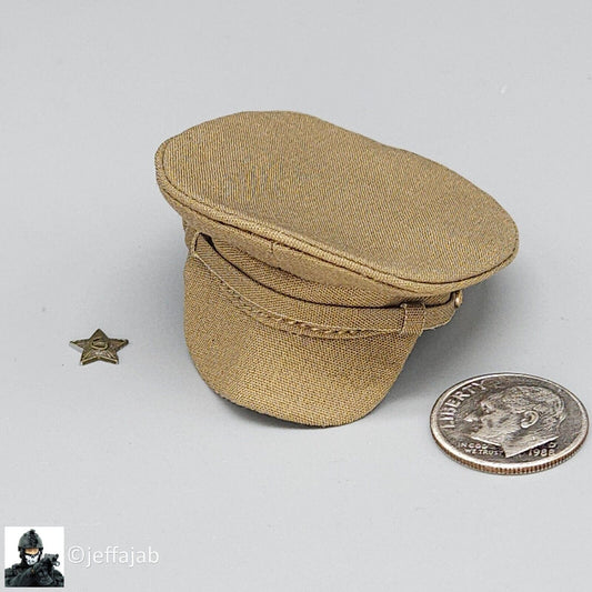 1:6 scale Alert Line WWII Soviet NKVD Officer Tan Field Hat for 12" Figures