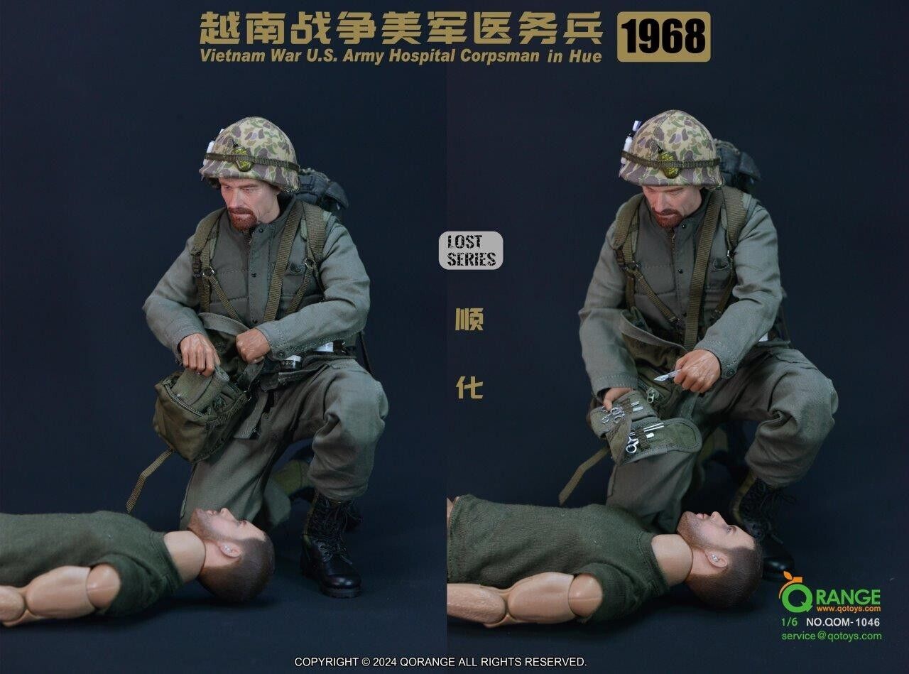 1:6 QO Toys Vietnam US Army Corpsman Surgical Instrument Kit for 12" Figures