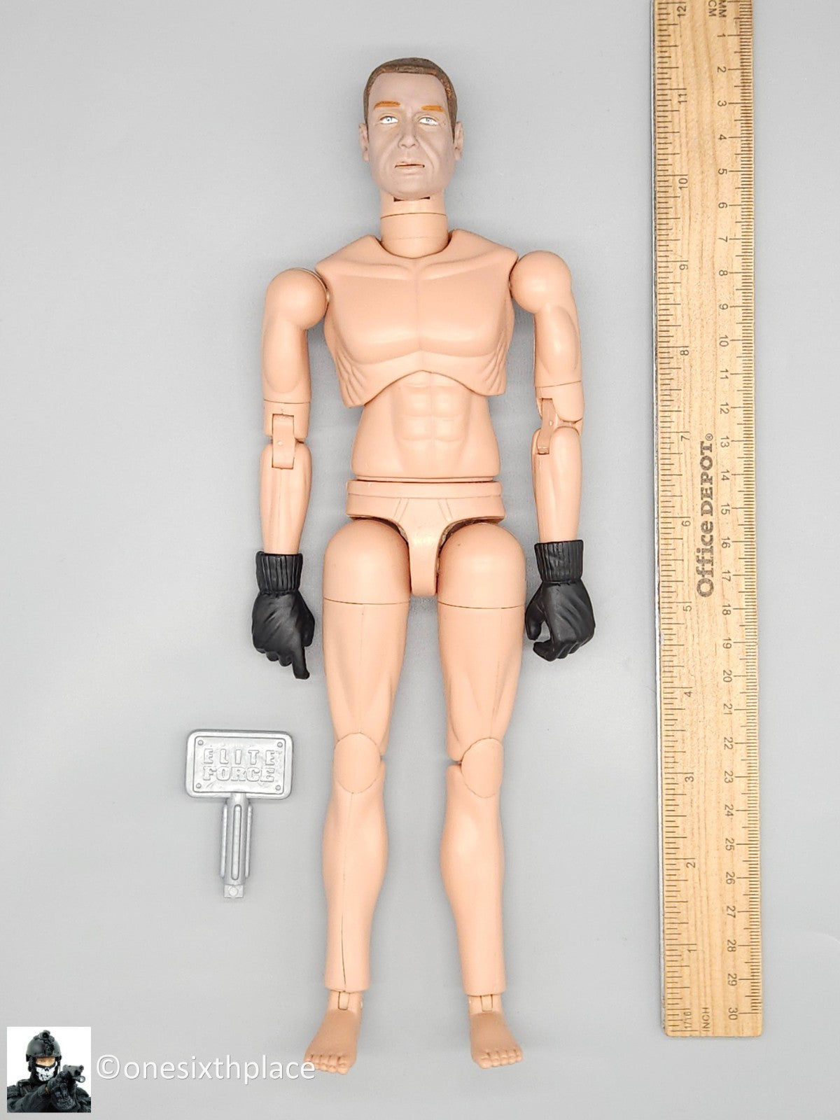1:6 scale BBI British SAS Clark Male Body w/ Head & Gloved Hands for 12" Figures