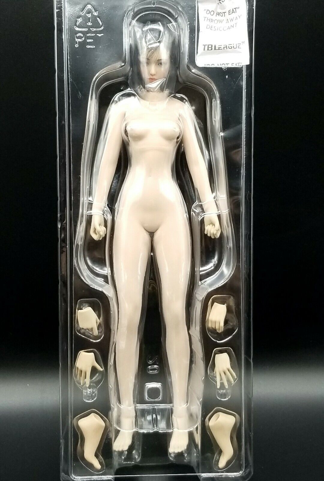1:6 TBLeague S45 Super Flexible Female Seamless Small Bust Suntan Body w/ Head