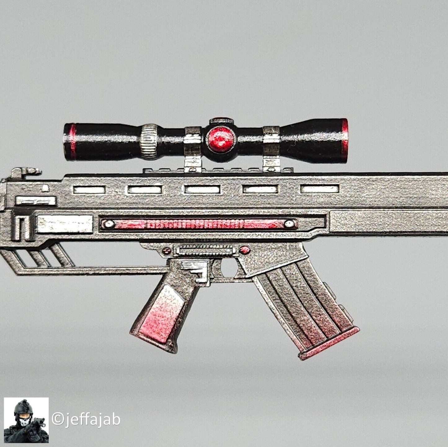 1:6 scale Create Models Female Sniper Girl Lan Sniper Rifle for 12" Figures