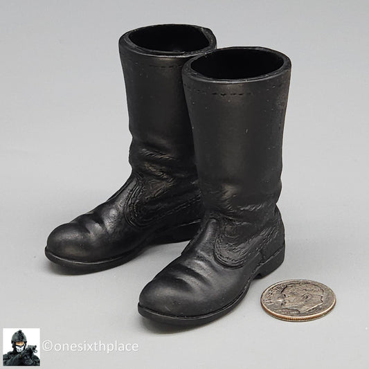 1:6 scale Ultimate Soldier WWII German NCO Black Boots for 12" Figures