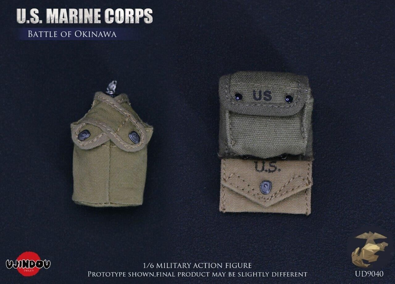 1:6 scale Ujindou WWII US Marine Corps in Okinawa First Aid Pouch for 12" Figure