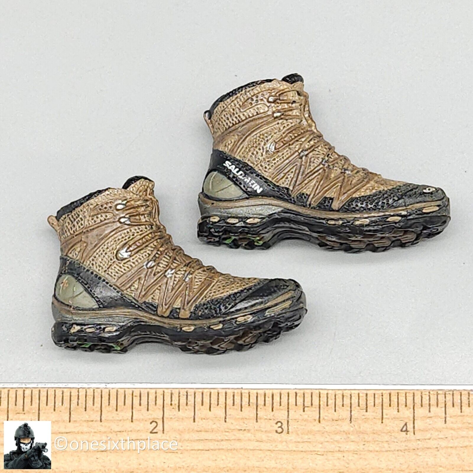 1:6 scale Easy & Simple Quest 4D GTX Boots (Peg Type) for 12" Figures