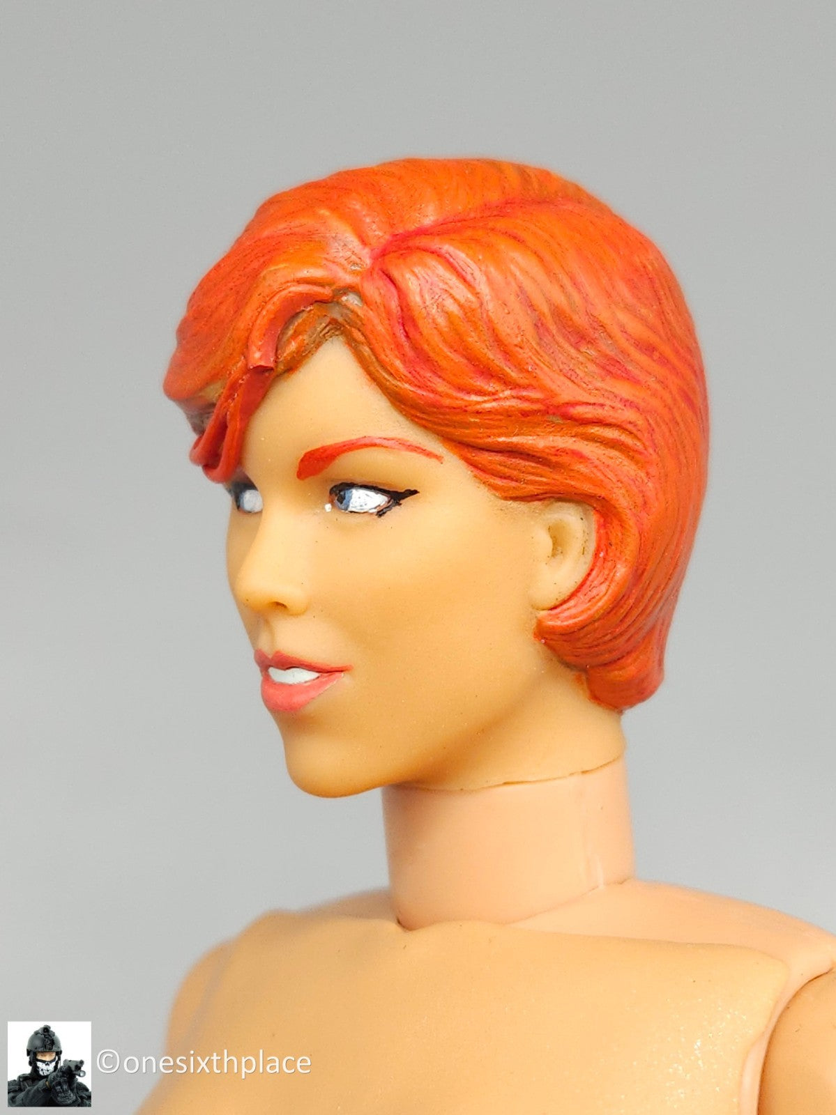 1:6 Mike T Cherry Custom GI Jane Female Body with Enhanced Bust Hair & Makeup