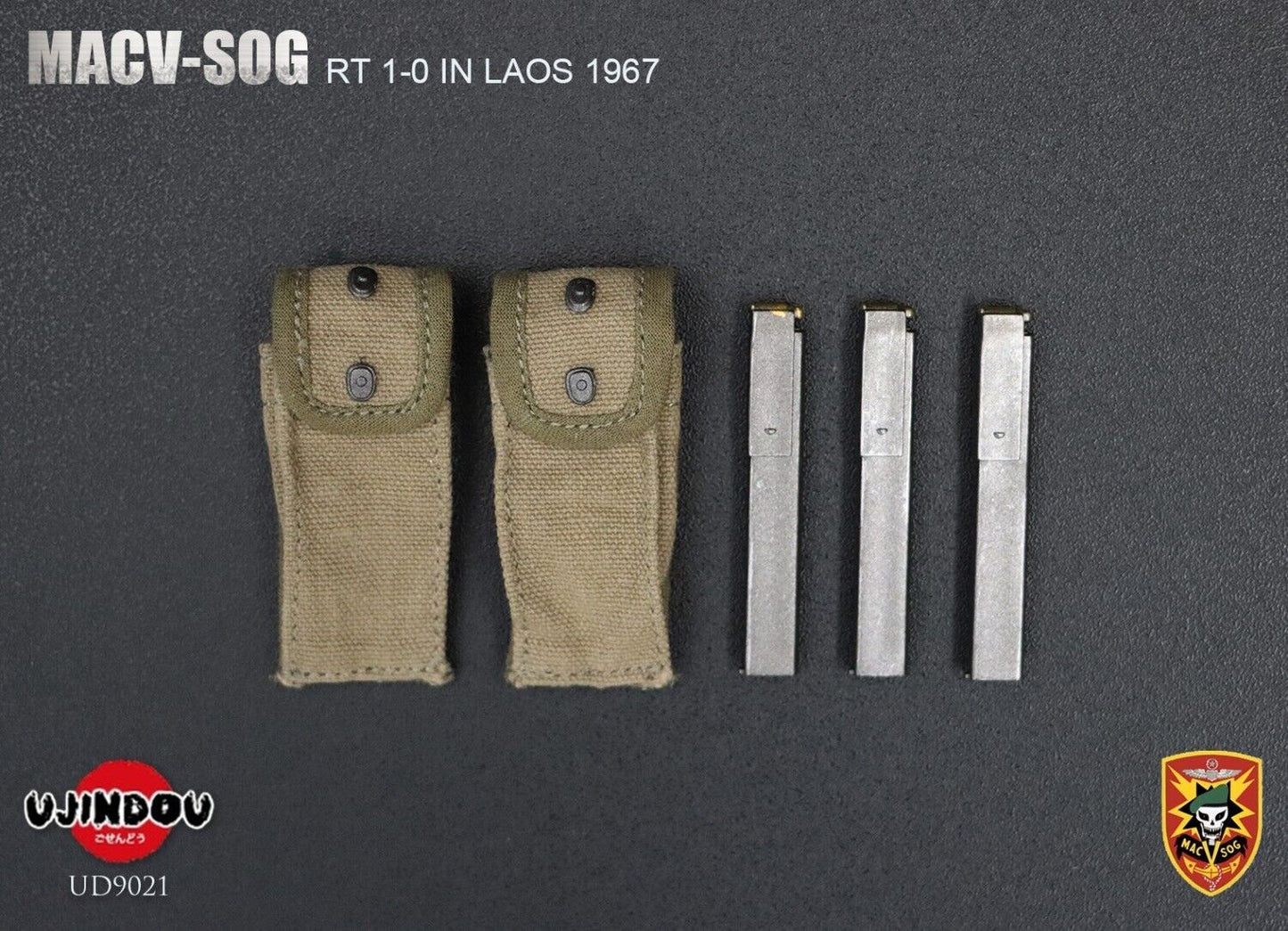 1:6 Ujindou Vietnam MACV-SOG Recon Team CISO Ammo Pouch (x1) for 12" figures