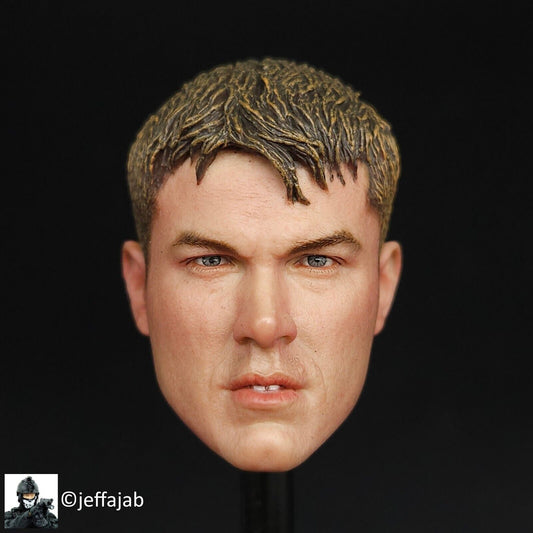 1:6 Soldier Story WWII US 101st Airborne Pvt Ryan Male Head Sculpt 12" Figures