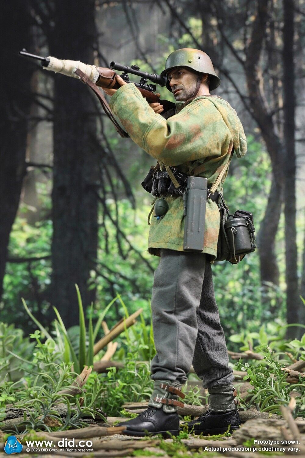 1:6 Scale DiD WWII German Wehrmacht Heer Sniper Wolfgang 12" Figure D80163