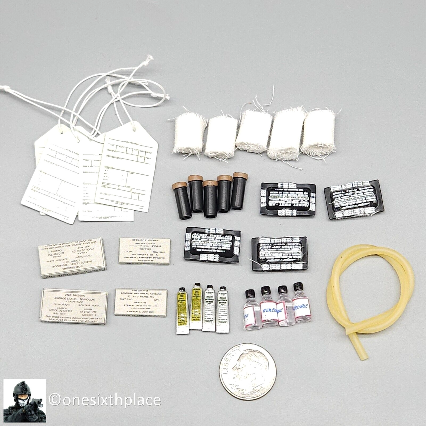 1:6 QO Toys Vietnam US Army Corpsman Medical First Aid Supplies for 12" Figures