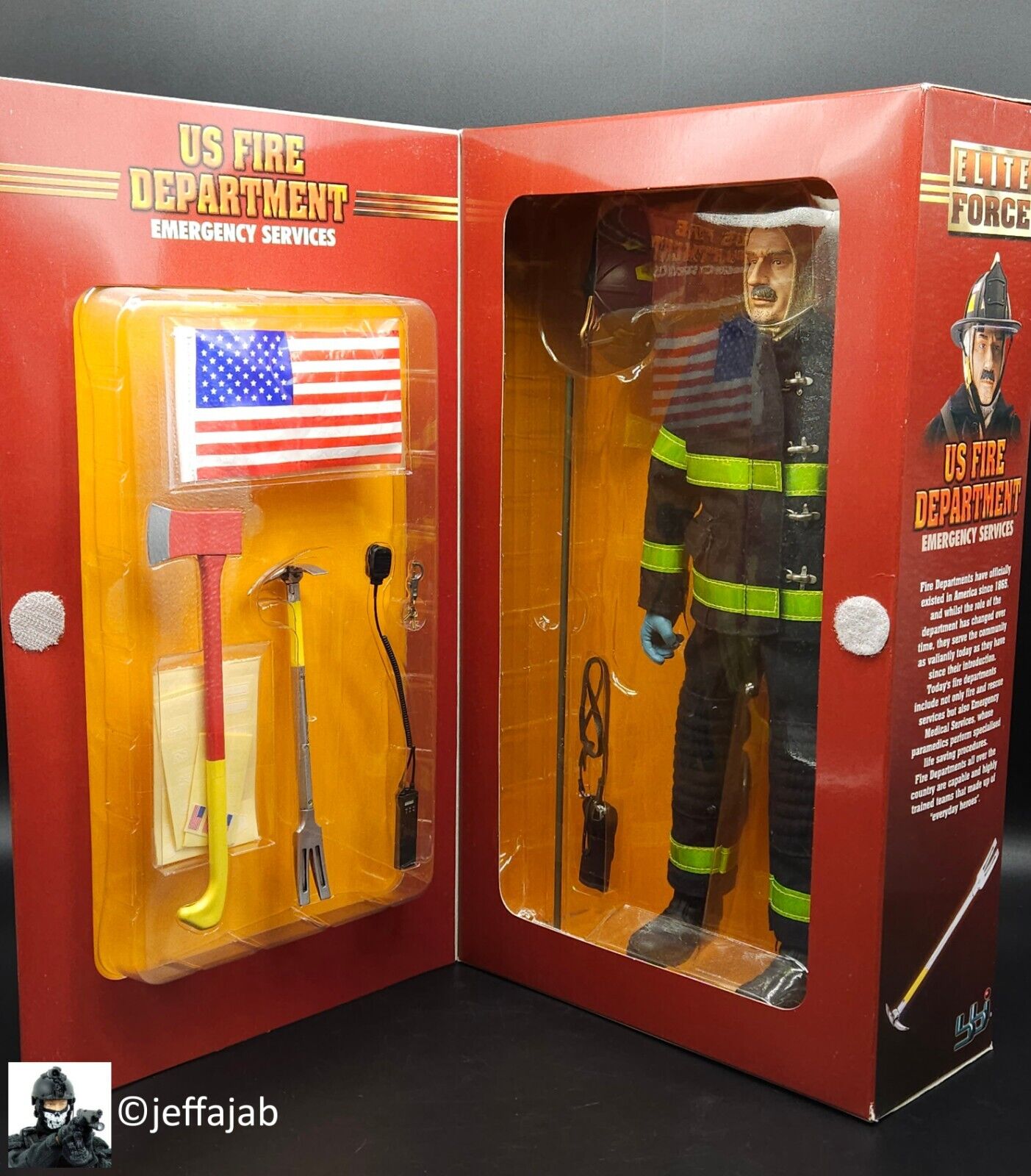 1:6 scale BBI Elite Force US Fire Department Emergency Service 12" Action Figure