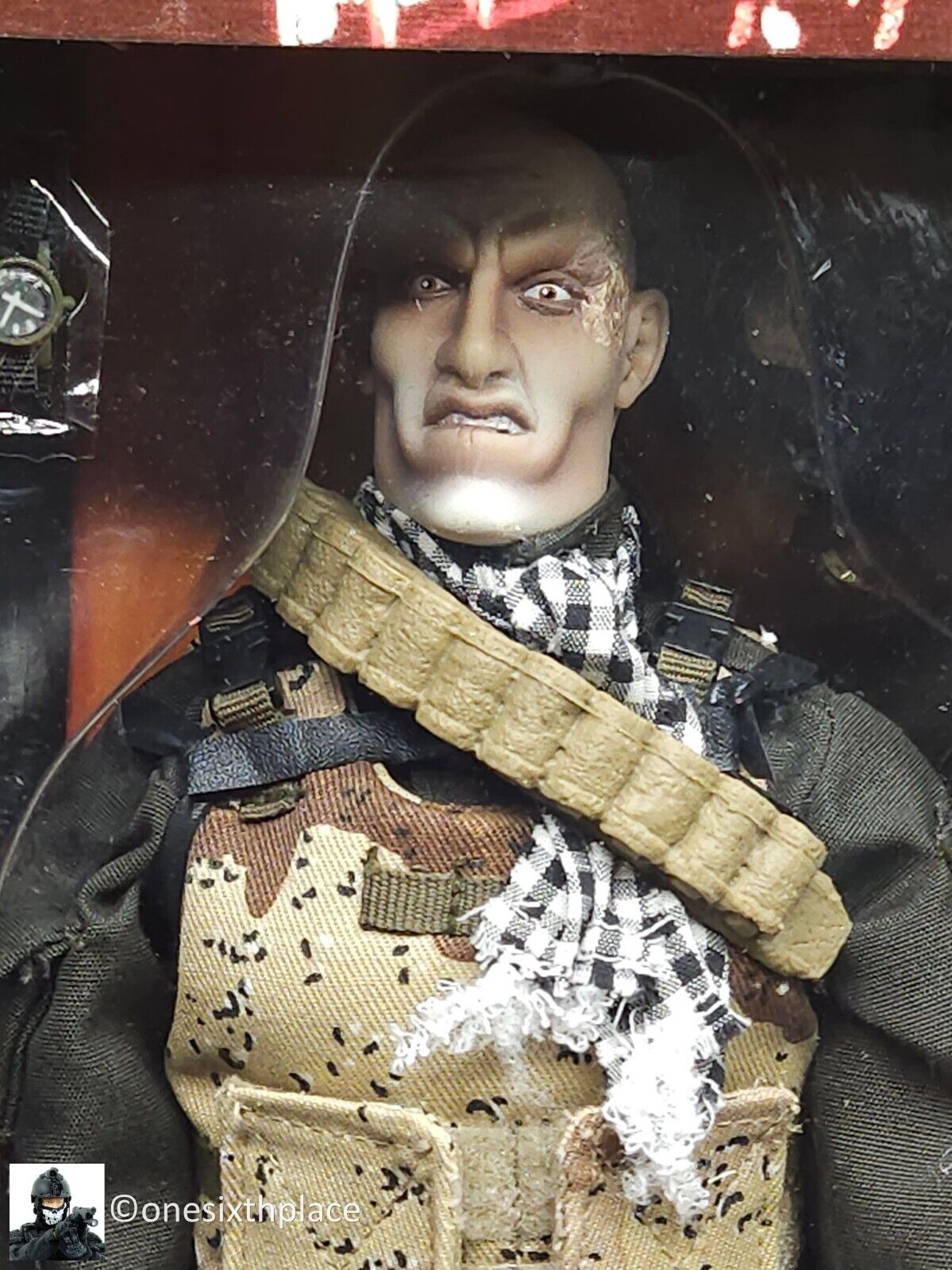 1:6 BBI Elite Force Terminate "Scar" 12" Action Figure Villain Bad Guy