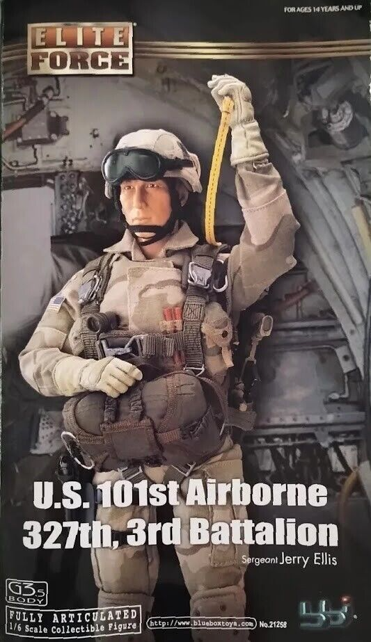 1:6 scale BBI 101st Airborne Jerry Ellis Tan Gloved Hands for 12" Figures