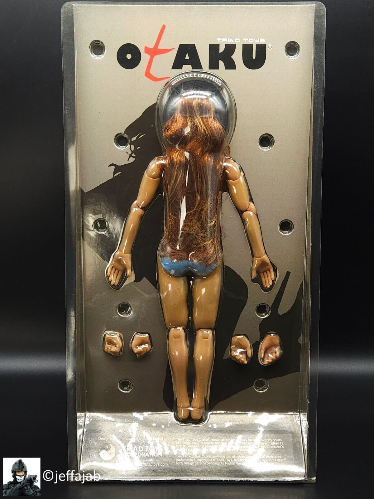 1:6 Triad Toys Female Otaku 1.0 Tan Body w/ Red Hair for 12" Figure READ NOTES
