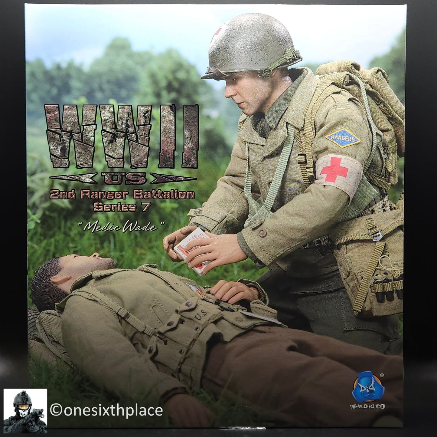 1:6 Scale DiD WWII US 2nd Ranger Battalion Medic Wade 12" Figure A80189